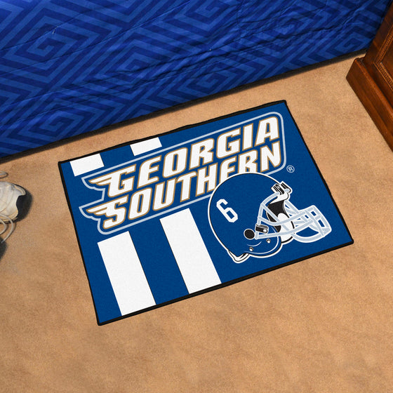 Georgia Southern Eagles Starter Mat Accent Rug - 19in. x 30in., Uniform Design