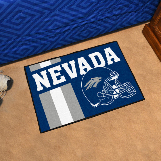 Nevada Wolfpack Starter Mat Accent Rug - 19in. x 30in., Uniform Design