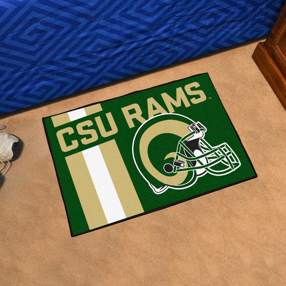 Colorado State Rams Starter Mat Accent Rug - 19in. x 30in., Uniform Design