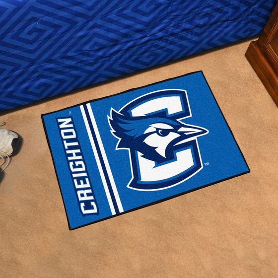 Creighton Bluejays Starter Mat Accent Rug - 19in. x 30in., Uniform Design