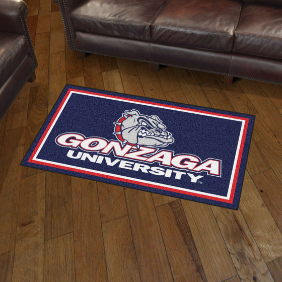 Gonzaga Bulldogs 3ft. x 5ft. Plush Area Rug