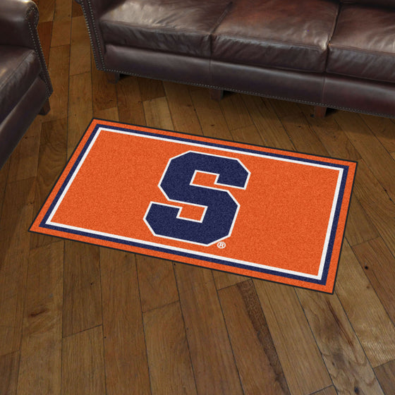 Syracuse Orange 3ft. x 5ft. Plush Area Rug