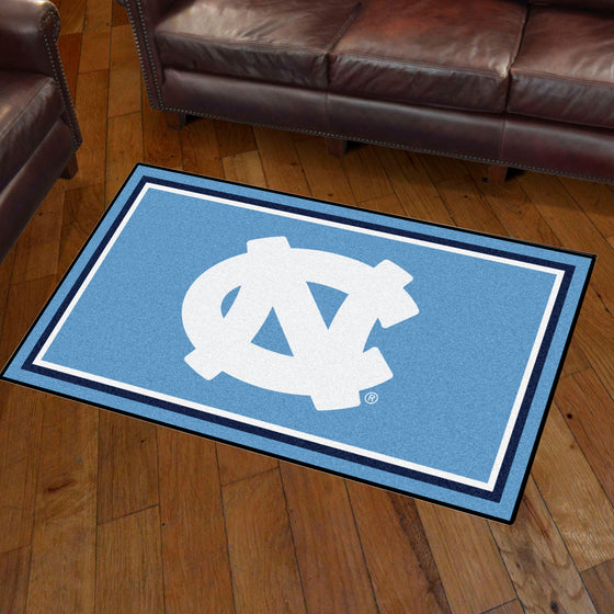 North Carolina Tar Heels 3ft. x 5ft. Plush Area Rug