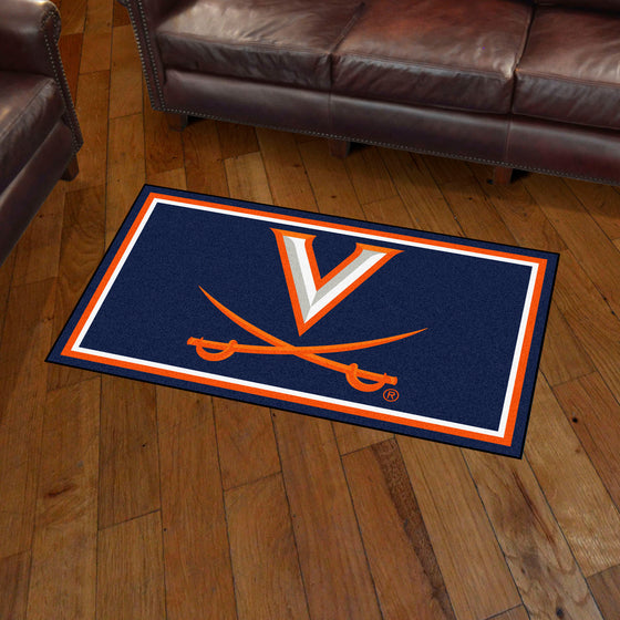 Virginia Cavaliers 3ft. x 5ft. Plush Area Rug