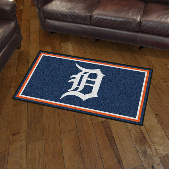 Detroit Tigers 3ft. x 5ft. Plush Area Rug