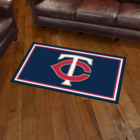 Minnesota Twins 3ft. x 5ft. Plush Area Rug