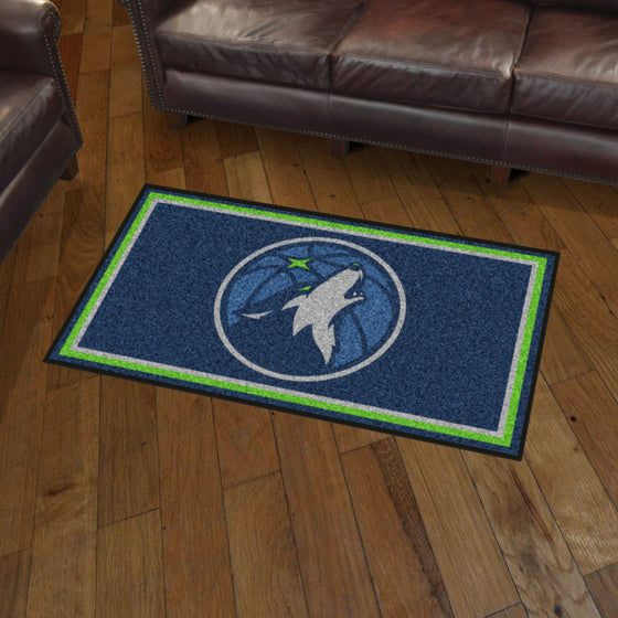 Minnesota Timberwolves 3ft. x 5ft. Plush Area Rug