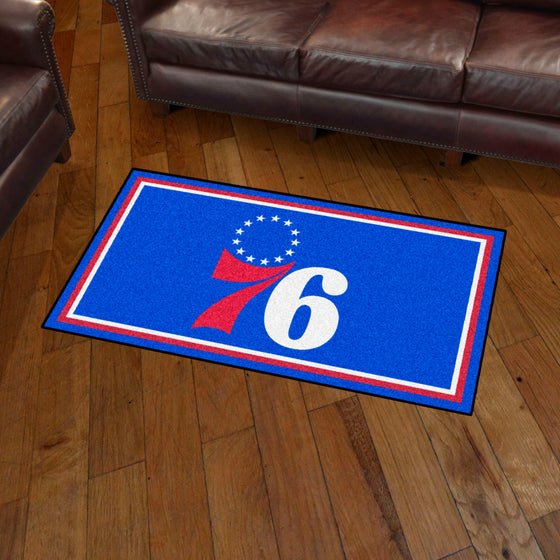 Philadelphia 76ers 3ft. x 5ft. Plush Area Rug