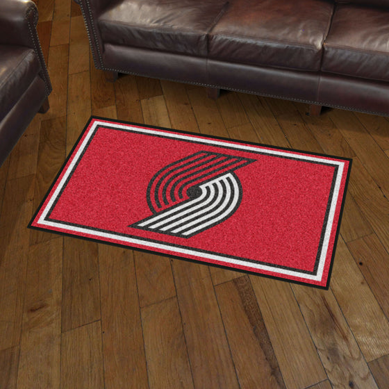 Portland Trail Blazers 3ft. x 5ft. Plush Area Rug