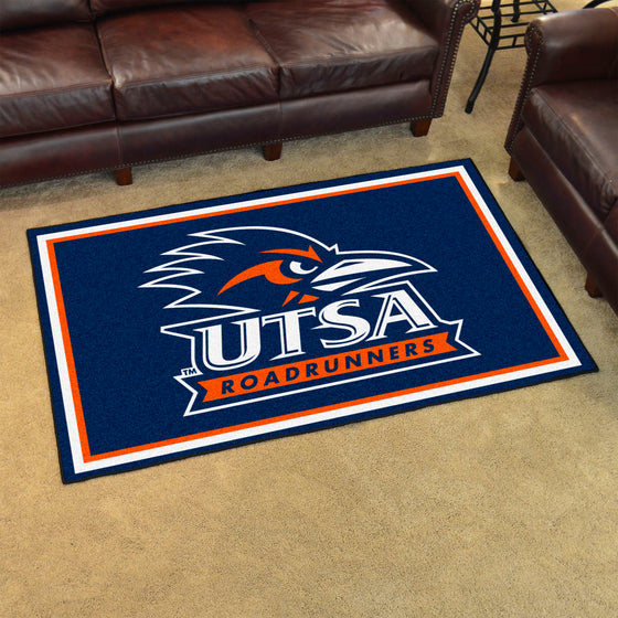 UTSA Roadrunners 4ft. x 6ft. Plush Area Rug