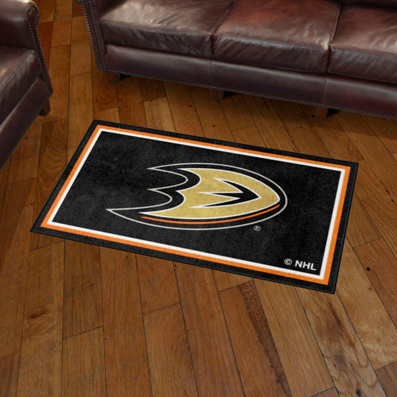 Anaheim Ducks 3ft. x 5ft. Plush Area Rug