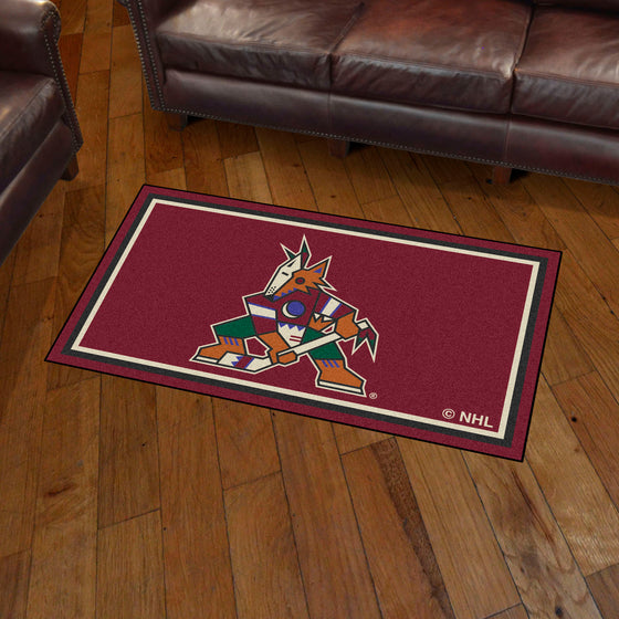 Arizona Coyotes 3ft. x 5ft. Plush Area Rug