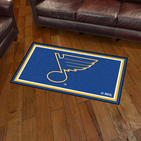 St. Louis Blues 3ft. x 5ft. Plush Area Rug