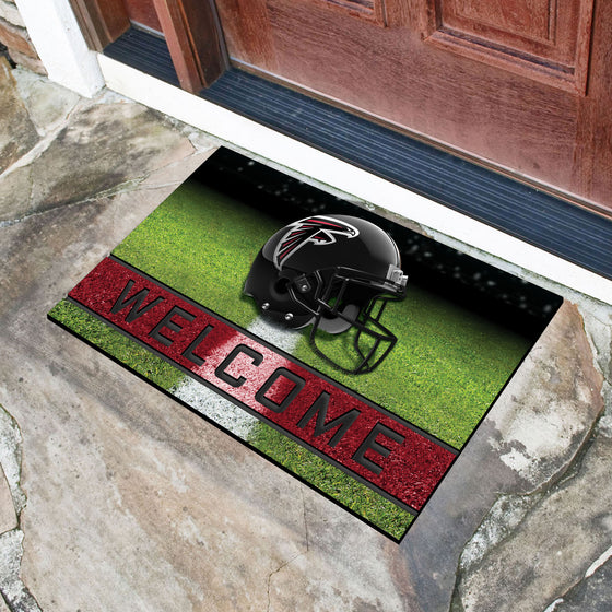 Atlanta Falcons Rubber Door Mat - 18in. x 30in.