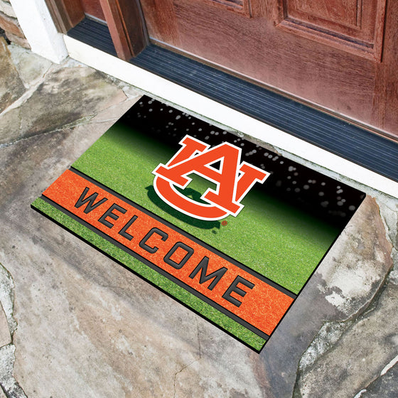 Auburn Tigers Rubber Door Mat - 18in. x 30in.