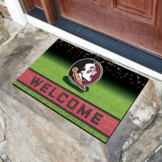 Florida State Seminoles Rubber Door Mat - 18in. x 30in.