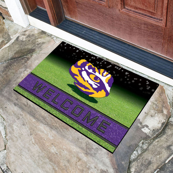 LSU Tigers Rubber Door Mat - 18in. x 30in.