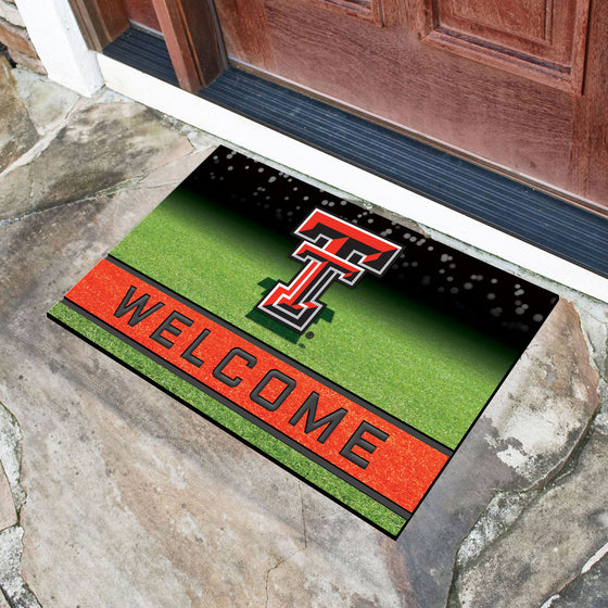 Texas Tech Red Raiders Rubber Door Mat - 18in. x 30in.