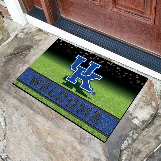 Kentucky Wildcats Rubber Door Mat - 18in. x 30in.