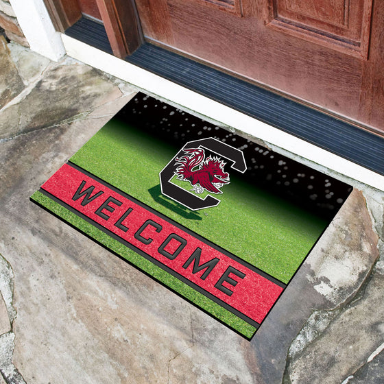 South Carolina Gamecocks Rubber Door Mat - 18in. x 30in.