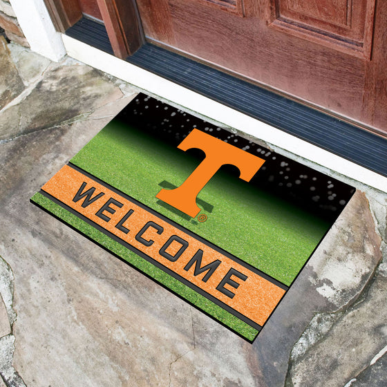 Tennessee Volunteers Rubber Door Mat - 18in. x 30in.