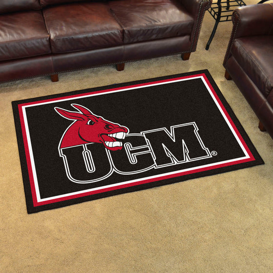 Central Missouri Mules 4ft. x 6ft. Plush Area Rug