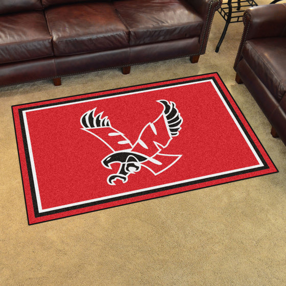 Eastern Washington Eagles 4ft. x 6ft. Plush Area Rug