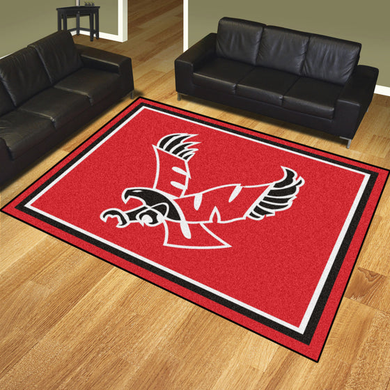 Eastern Washington Eagles 8ft. x 10 ft. Plush Area Rug