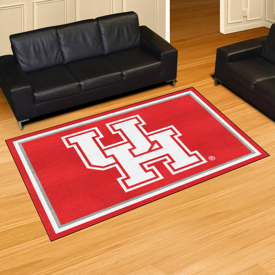 Houston Cougars 5ft. x 8 ft. Plush Area Rug