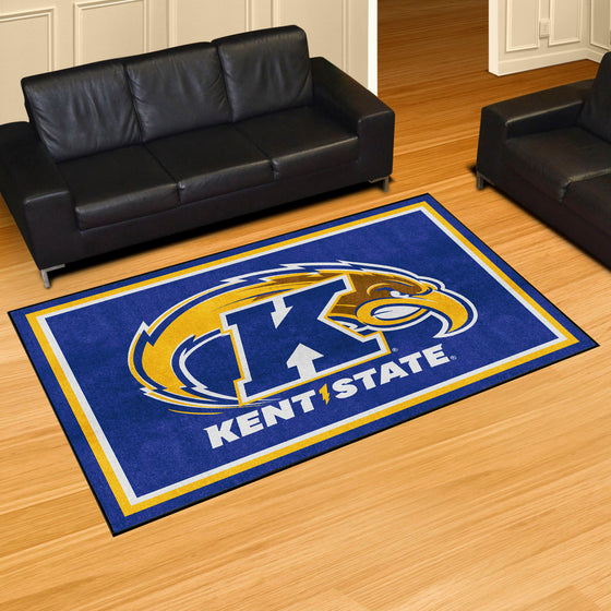 Kent State Golden Flashes 5ft. x 8 ft. Plush Area Rug