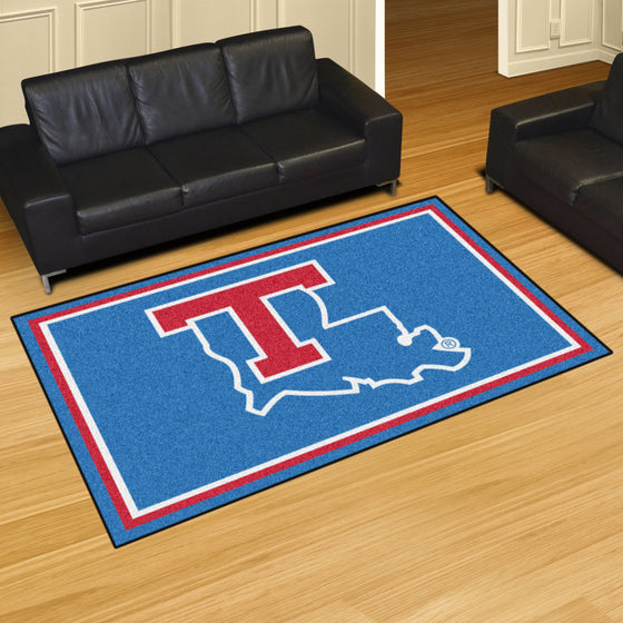 Louisiana Tech Bulldogs 5ft. x 8 ft. Plush Area Rug