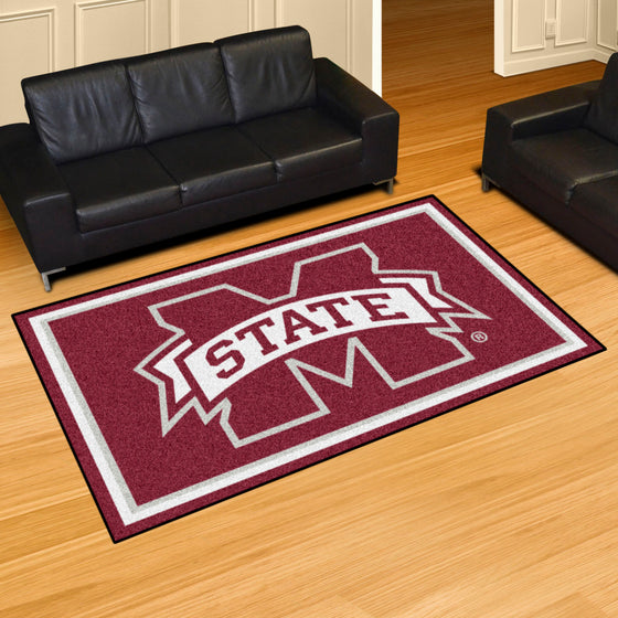 Mississippi State Bulldogs 4ft. x 6ft. Plush Area Rug