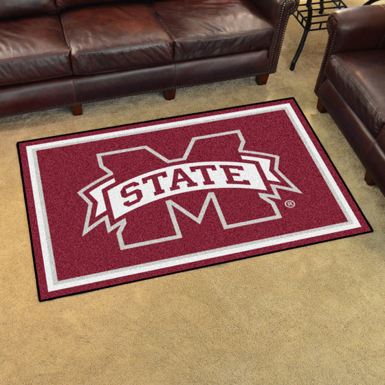 Mississippi State Bulldogs 5ft. x 8 ft. Plush Area Rug