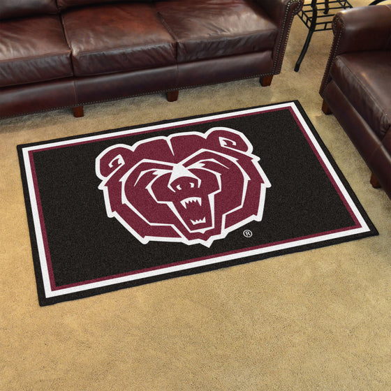 Missouri State Bears 4ft. x 6ft. Plush Area Rug