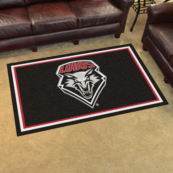 New Mexico Lobos 4ft. x 6ft. Plush Area Rug