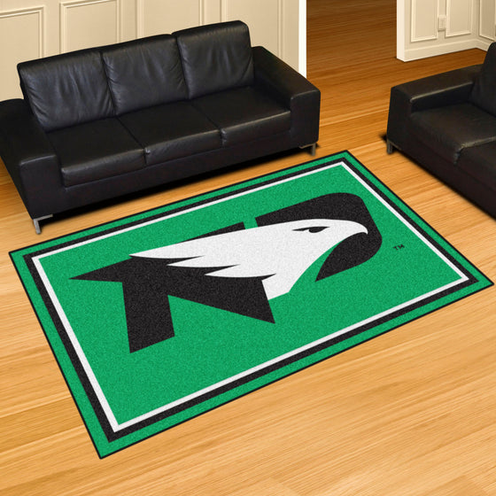 North Dakota Fighting Hawks 5ft. x 8 ft. Plush Area Rug