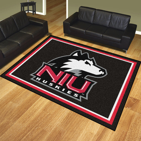 Northern Illinois Huskies 8ft. x 10 ft. Plush Area Rug