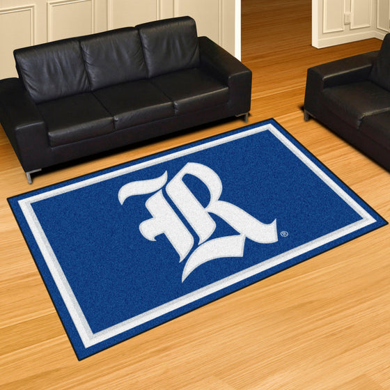 Rice Owls 5ft. x 8 ft. Plush Area Rug