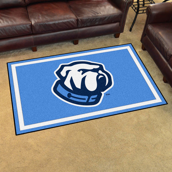 The Citadel Bulldogs 4ft. x 6ft. Plush Area Rug