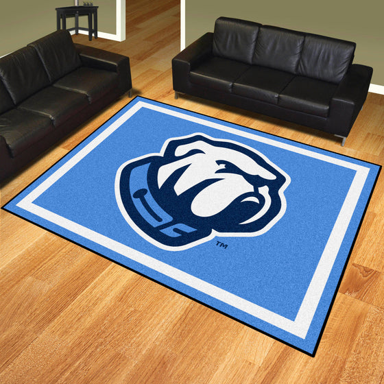 The Citadel Bulldogs 8ft. x 10 ft. Plush Area Rug