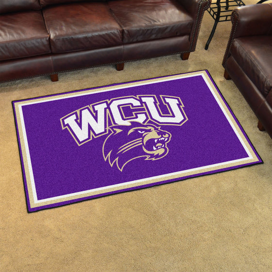 Western Carolina Catamounts 4ft. x 6ft. Plush Area Rug