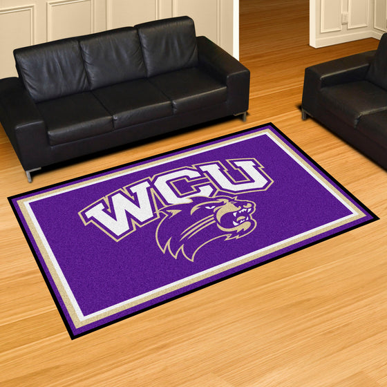 Western Carolina Catamounts 5ft. x 8 ft. Plush Area Rug