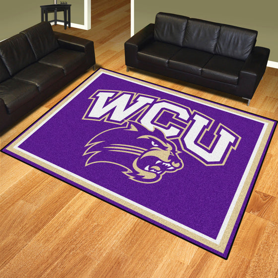 Western Carolina Catamounts 8ft. x 10 ft. Plush Area Rug