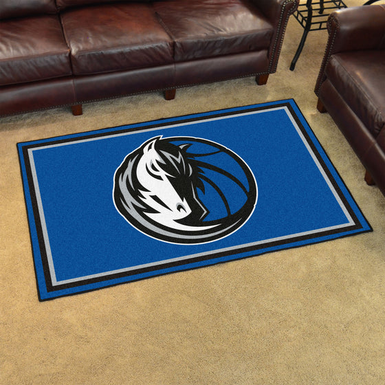 Dallas Mavericks 4ft. x 6ft. Plush Area Rug