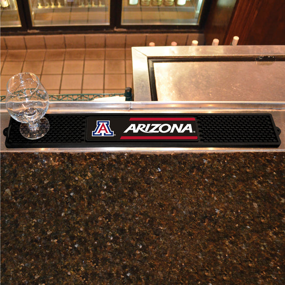 Arizona Wildcats Bar Drink Mat - 3.25in. x 24in.