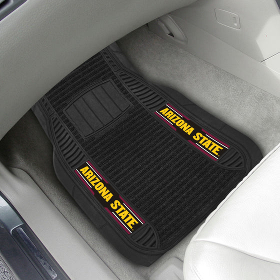 Arizona State Sun Devils 2 Piece Deluxe Car Mat Set