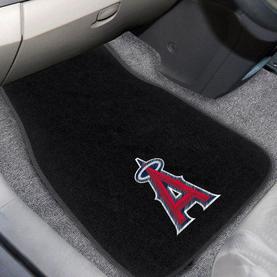 Los Angeles Angels Embroidered Car Mat Set - 2 Pieces