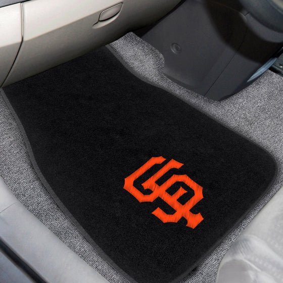 San Francisco Giants Embroidered Car Mat Set - 2 Pieces