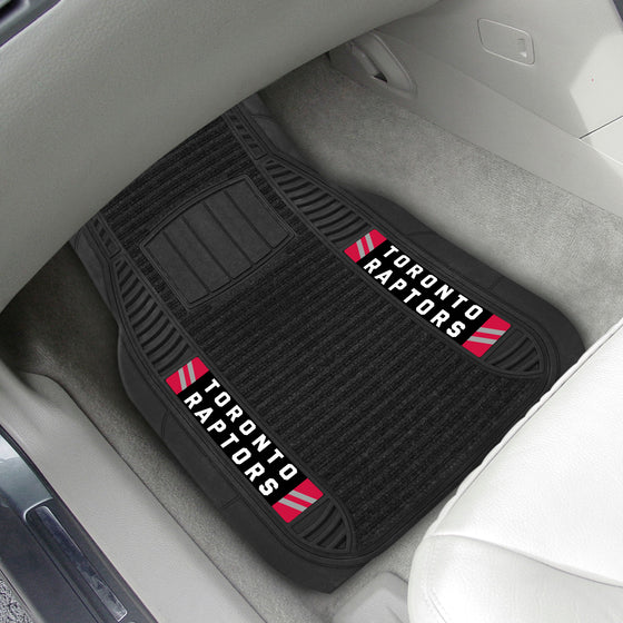 Toronto Raptors 2 Piece Deluxe Car Mat Set