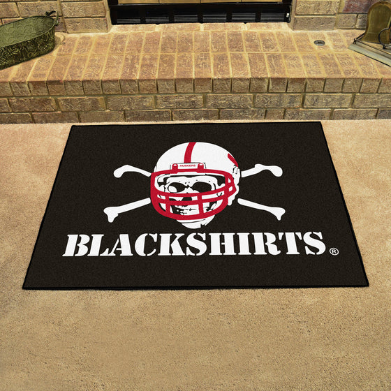 Nebraska Cornhuskers All-Star Rug - 34 in. x 42.5 in., Blackshirts